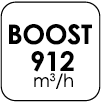 „Boost“ 912 m3/h